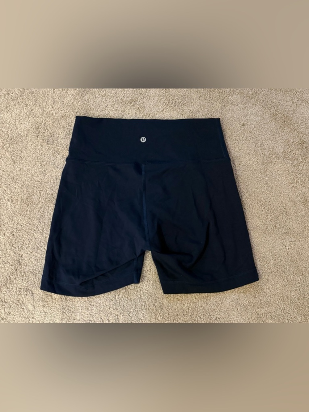 2020 Lululemon Wunder Train High-Rise Short 6” True Navy Everlux Size 10 - Picture 7 of 8